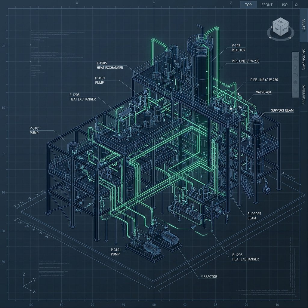 Engineering Blueprint Background